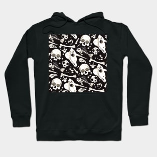 Bones Pattern Hoodie